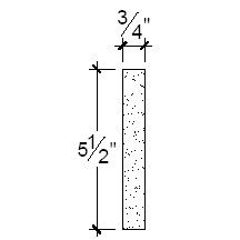 Side View image of Plaster Panel – DC405-165b