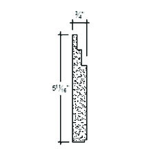 Side View image of Plaster Panel – DC405-182B