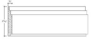 2D View of Plaster Panel – DC405-182C 2D View image of Plaster Panel – DC405-182C