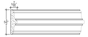 2D View image of Plaster Panel – DC405-285