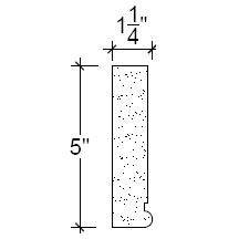 Side View image of Plaster Panel – DC405-307