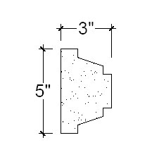 Side View image of Plaster Panel – DC405-361