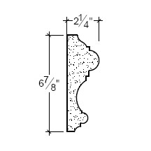 Side View image of Plaster Panel – DC406-149