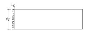 2D View image of Plaster Panel – DC406-165