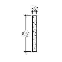 Side View image of Plaster Panel – DC406-165