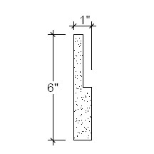 Side View image of Plaster Panel – DC406-180