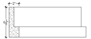 2D View image of Plaster Panel – DC406-382A