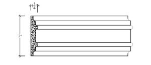 2D View of Plaster Panel – DC407-117 2D View image of Plaster Panel – DC407-117