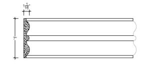 2D View image of Plaster Panel – DC407-118