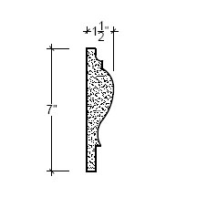 Side View image of Plaster Panel – DC407-119