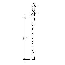 Side View of Plaster Panel – DC407-138b Side View image of Plaster Panel – DC407-138b