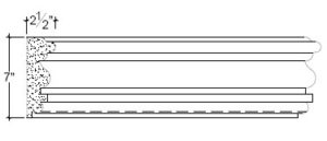 2D View image of Plaster Panel – DC407-169