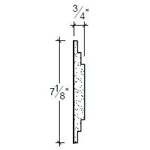 Side View image of Plaster Panel – DC407-182