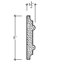Side View image of Plaster Panel – DC408-117
