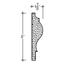 Side View image of Plaster Panel – DC408-119