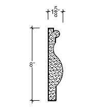 Side View of Plaster Panel – DC408-120 Side View image of Plaster Panel – DC408-120