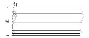 2D View image of Plaster Panel – DC409-240