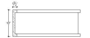 2D View image of Plaster Panel – DC410-359