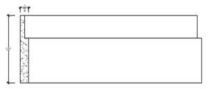 2D View image of Plaster Panel – DC412-382B