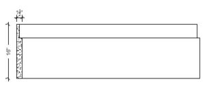 2D View of Plaster Panel – DC416-180B 2D View image of Plaster Panel – DC416-180B