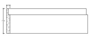 2D View image of Plaster Panel – DC416-382B