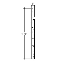 Side View image of Plaster Panel – DC418-180
