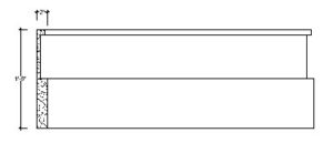 2D View image of Plaster Panel – DC418-358