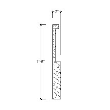 Side View image of Plaster Panel – DC418-358