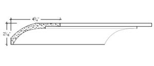 2D View image of Plaster Cove Moulding – DC502-174A