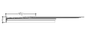 2D View image of Plaster Crown Moulding – DC502-239B