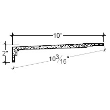 Side View image of Plaster Crown Moulding – DC502-239