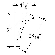 Side View image of Plaster Cove Moulding – DC502-270