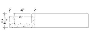 2D View image of Plaster Cove Lighting – DC502-284A