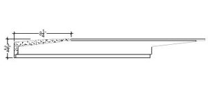 2D View image of Plaster Crown Moulding – DC502-309