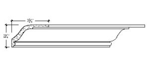 2D View image of Plaster Crown Moulding – DC502-339