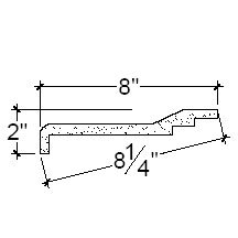 Side View image of Plaster Crown Moulding – DC502-351