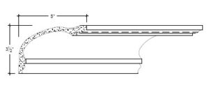2D View image of Plaster Cove Moulding – DC503-018