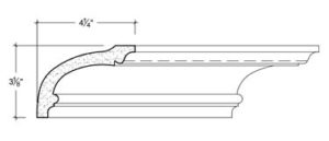 2D View of Plaster Cove Moulding – DC503-040 2D View image of Plaster Cove Moulding – DC503-040