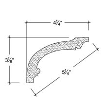 Side View of Plaster Cove Moulding – DC503-040 Side View image of Plaster Cove Moulding – DC503-040
