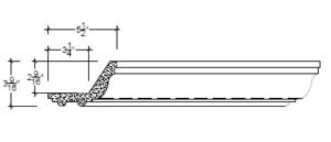 2D View image of Plaster Cove Lighting – DC503-115