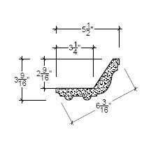 Side View image of Plaster Cove Lighting – DC503-115