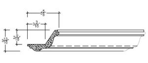 2D View of Plaster Cove Lighting – DC503-122 2D View image of Plaster Cove Lighting – DC503-122