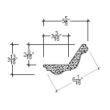 Side View of Plaster Cove Lighting – DC503-122 Side View image of Plaster Cove Lighting – DC503-122