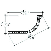 Side View image of Plaster Cove Lighting – DC503-167