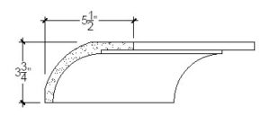 2D View image of Plaster Cove Moulding – DC503-174D