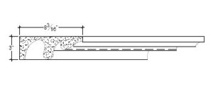 2D View image of Plaster Crown Moulding – DC503-201