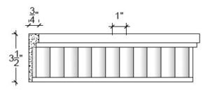 2D View image of Plaster Cornice – DC503-204