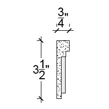 Side View image of Plaster Cornice – DC503-204