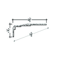 Side View image of Plaster Crown Moulding – DC503-212