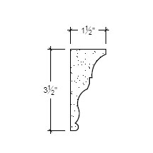 Side View image of Plaster Frieze Moulding – DC503-222